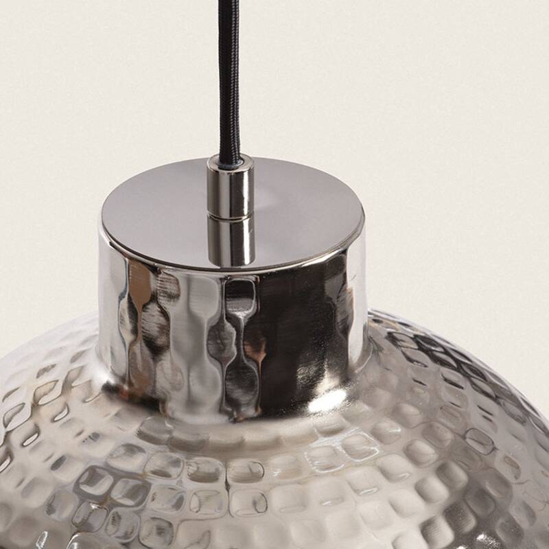 Image of Hammered Gold/Silver Pendant Lamp 