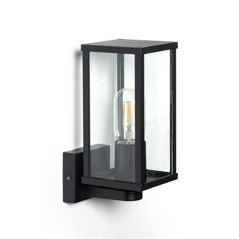 Image of Dingle Aluminium & Glass Outdoor Wall Lamp 