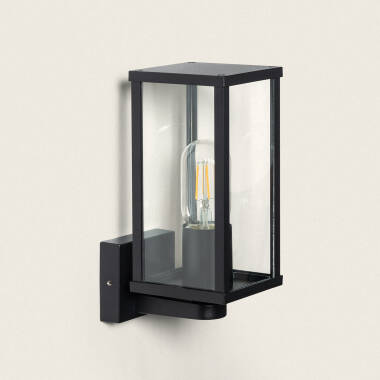 Image of Dingle Aluminium & Glass Outdoor Wall Lamp 