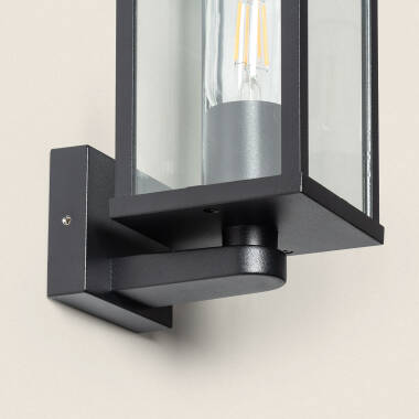 Image of Dingle Aluminium & Glass Outdoor Wall Lamp 