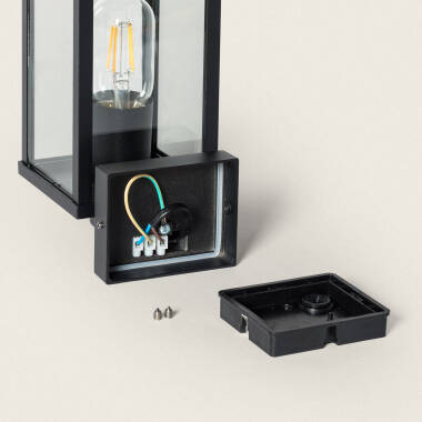 Image of Dingle Aluminium & Glass Outdoor Wall Lamp 