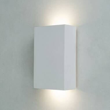 Image of 3W Sutton Plaster Double Sided LED Wall Lamp