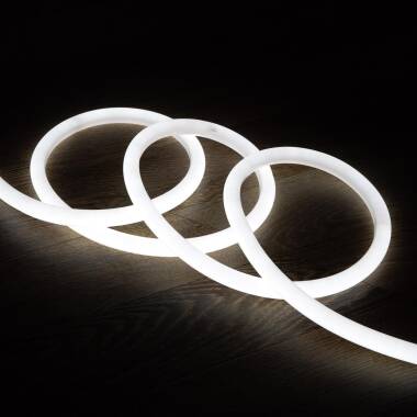 LED-Streifen Neon Dimmbar 220V Kaltweiß Rund 360° 9W/m Schnitt 100cm IP67 nach Maß