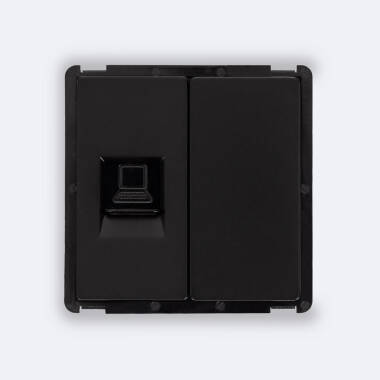 Contactdoos RJ45 CAT 6 Internet + Blindekap  Modern