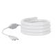 Afbeelding van Neon LED Strip  Rond Dimbaar Flexibel 360 220V AC 120 LED/m IP67 in Geel op Maat om de 100cm