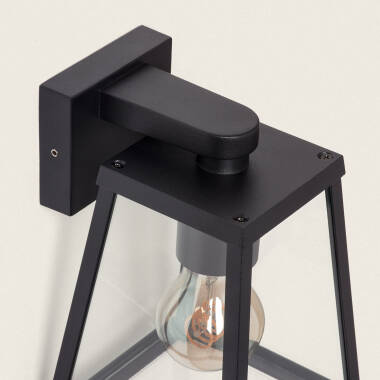 Image of Seppanen Down Aluminium & Glass Outdoor Wall Lamp 