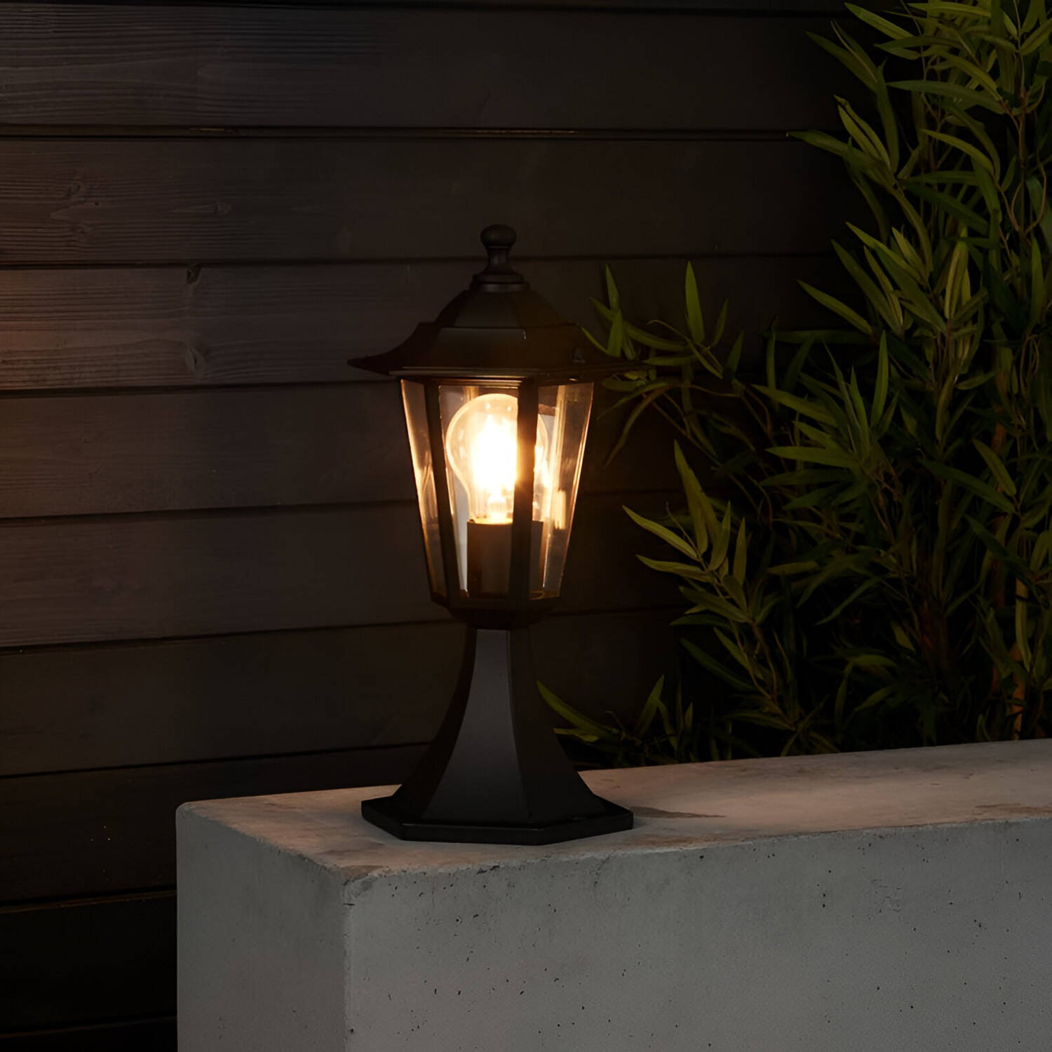 Lampa Ogrodowa Zewnętrzna E27 z Aluminium 36cm Crown - widok 2