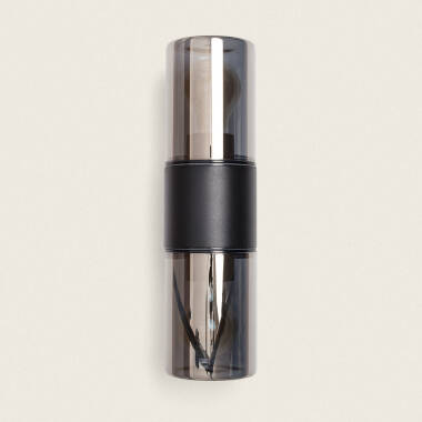 Image of Fiorn Aluminium Outdoor Double Sided Wall Lamp in Black 