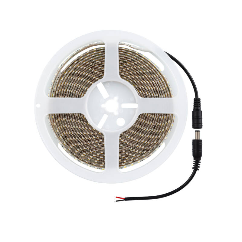 Immagine di Striscia LED 24V DC 120LED/m 5m IP65 Larghezza 8mm