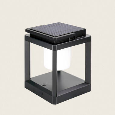 Lampada da Tavolo Solare LED Portatile Alluminio Perico