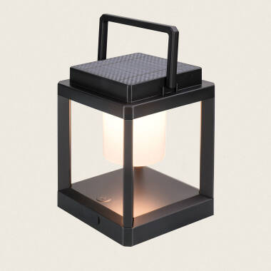 Image of Lámpara de Mesa Solar LED Portátil Aluminio Perico