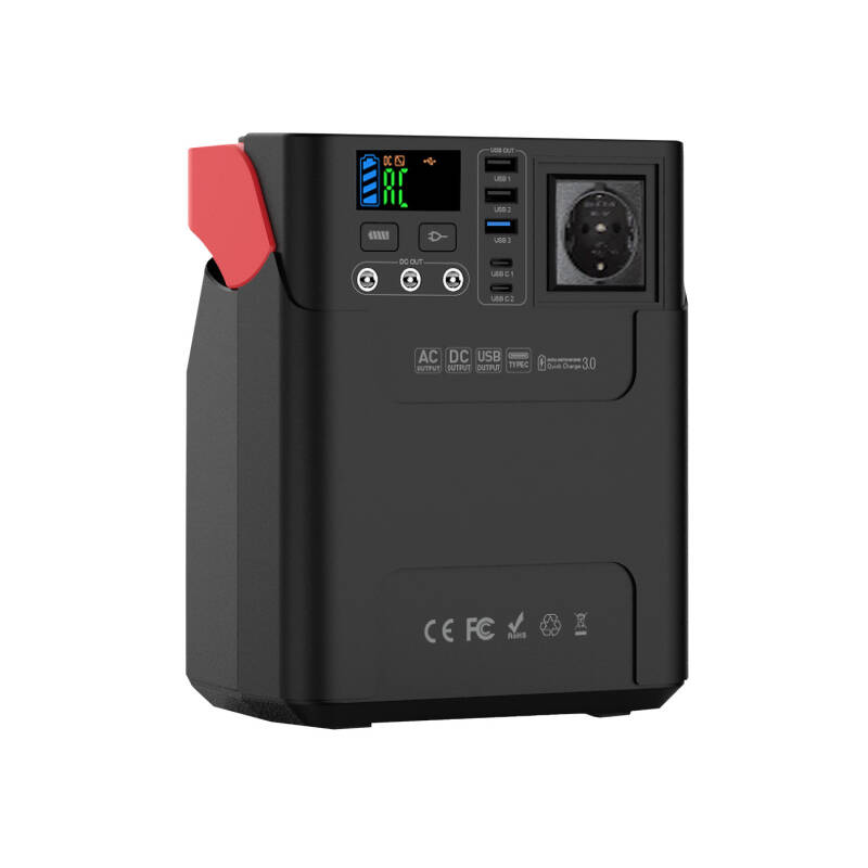 Immagine di Generatore di Batterie Portatile con Inverter di Corrente Presa Schuko e USB
