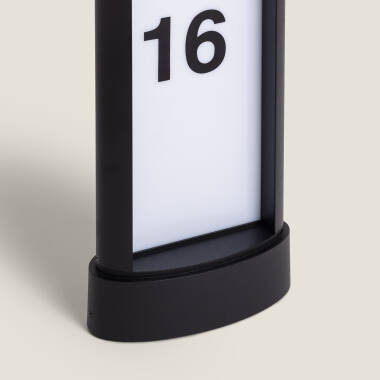 Bild von LED Außenleuchte 10W Oberfläche 50cm Aluminium für die Hausnumerierung Mulham