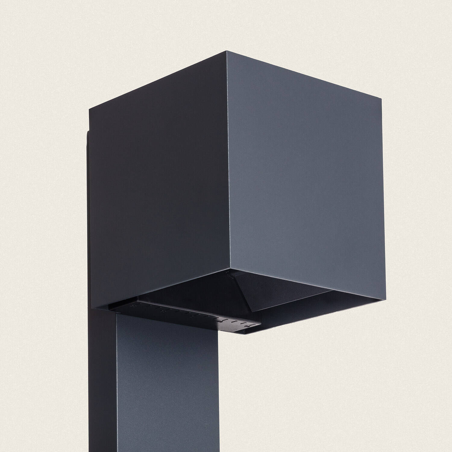 Lampa Zewnętrzna Słoneczna LED Powierzchnia Słupka 80cm Aluminium Denny - widok prezentacyjny