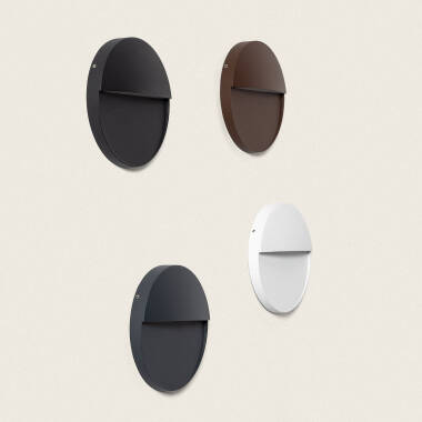 Image of Jade 6.5W Round Outdoor Selectable CCT LED Wall Light