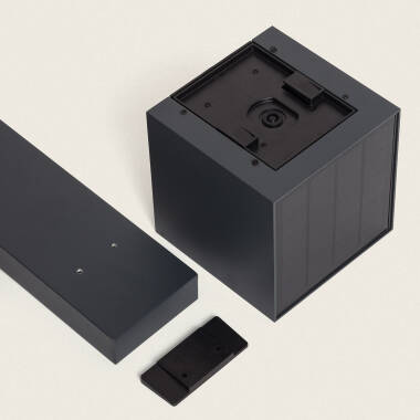 Bild von Outdoor Solar LED Beacon Fußfläche 80cm Aluminium Denny
