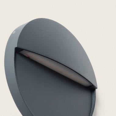 Image de Applique Murale Extérieure LED 6,5W CCT Sélectionnable Aluminium Saillie Ronde Jade