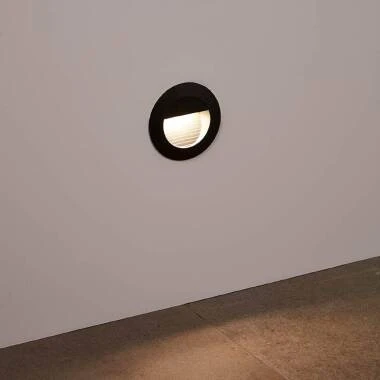 Image de Balise Murale LED Extérieure Encastrable en Aluminium 1,2W Lyons 