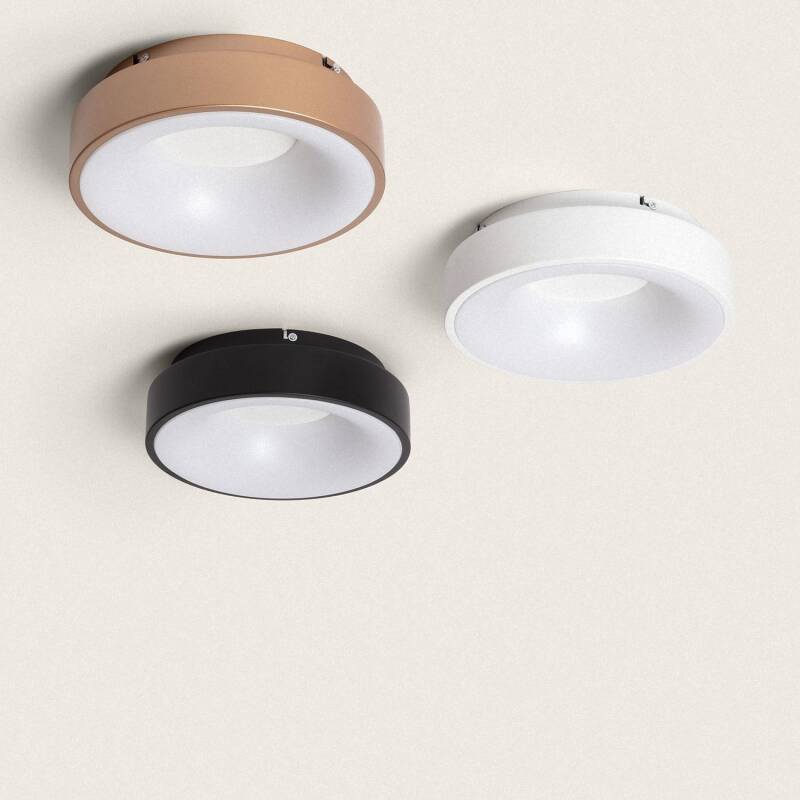 Image of Jacob Round 20W Metal CCT Selectable LED Ceiling Light Ø300 mm