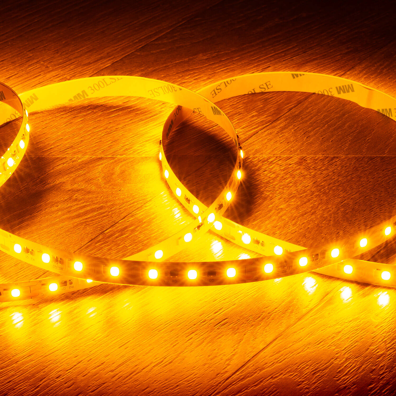 Taśma Led 24V SMD Dim to Warm 140 LED/m 5m 13W/m 1300lm/m Szerokość 10mm Cięcie 10cm IP20 - widok 3