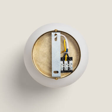 Bild von Deckenleuchte Metall und Glas Moonlight Brass 1 Strahler