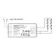 Image of MiBoxer 12/24V DC CCT LED Dimmer Controller + Wall Mounted 4 Zone RF Remote