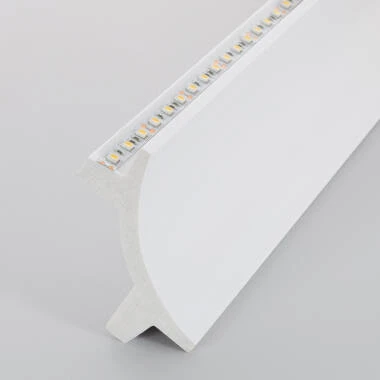 Moulure Corniche 2m pour 2 Rubans LED ARCOS 95