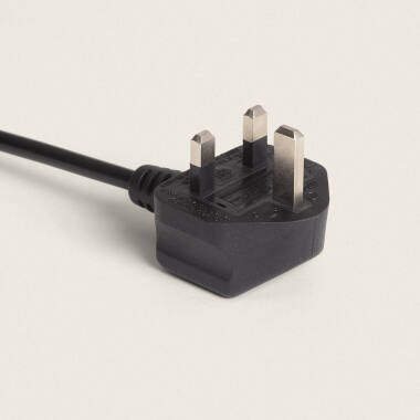 Image of Outdoor 10m Light Garland in Black with 10 B22 Lampholders IP44
