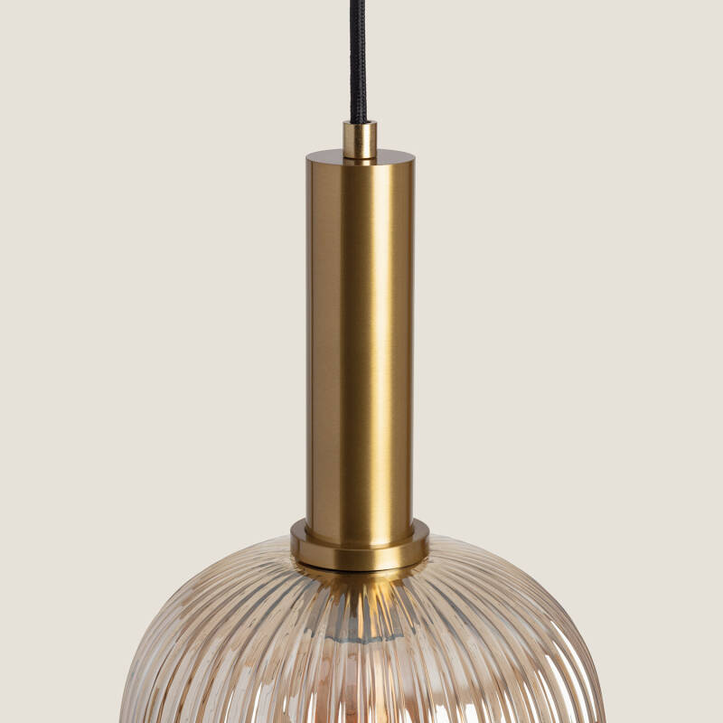 Image of Mavis Metal & Glass Pendant Lamp 