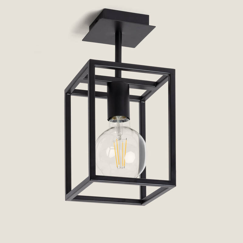 Image of Ewarton Metal Ceiling Lamp 