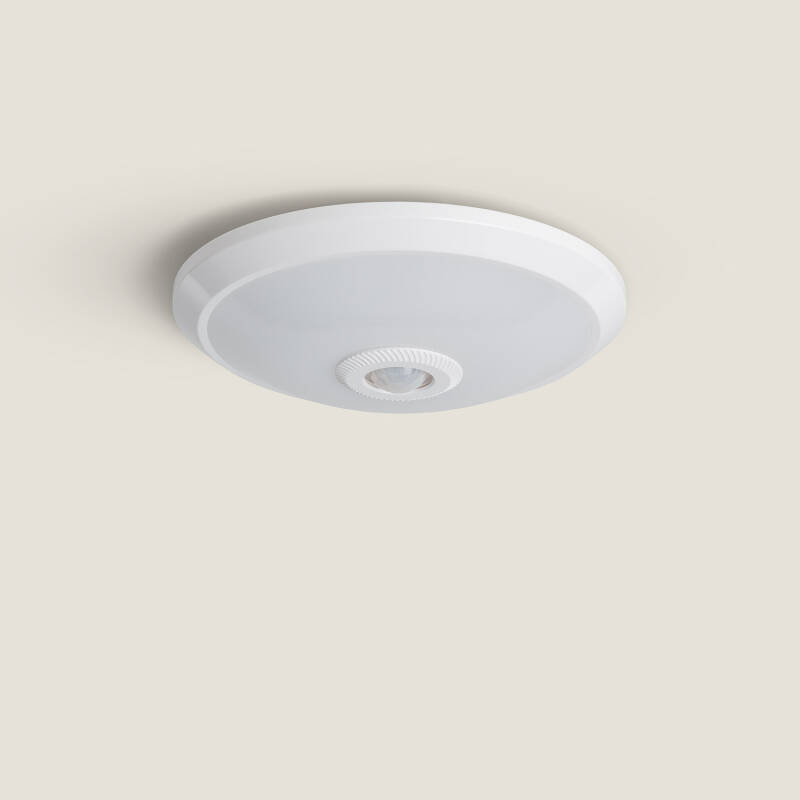 LEDKIA LED-Deckenleuchte 12W Rund – Ø 18 Cm, Silber – 6000K Kaltweiß, 880 Lumen – Einfache Montage