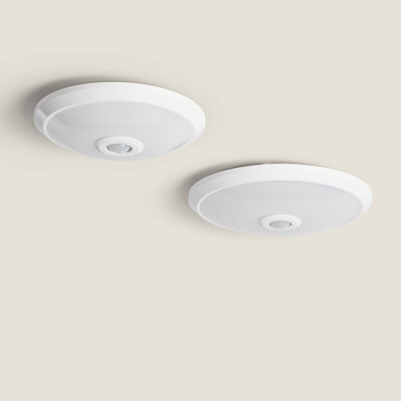 Plafonnier sans fil avec télécommande, lumière blanche 6500K, plafonnier à détecteur de mouvement, plafonnier magnétique rechargeable | Leroy Merlin