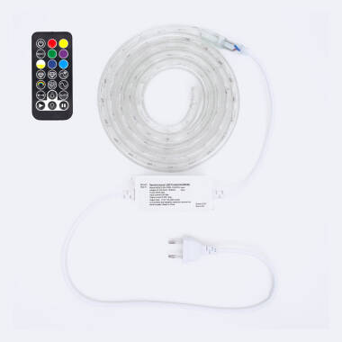 Bild von LED Schlauch Rund 220V AC 36 LED/m RGB IP65 Schnitt jede 100 cm nach Mass