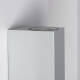Image de Applique Murale Extérieure Aluminium Miseno Argentée Éclairage Double Face