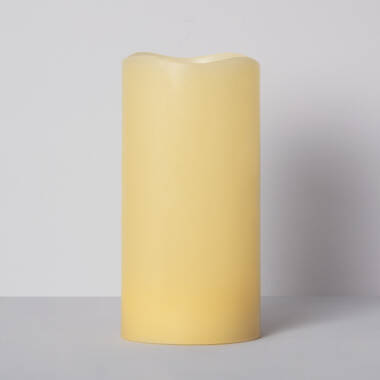 Immagine di Pack 3 Candele LED Cera Naturale con Telecomando
