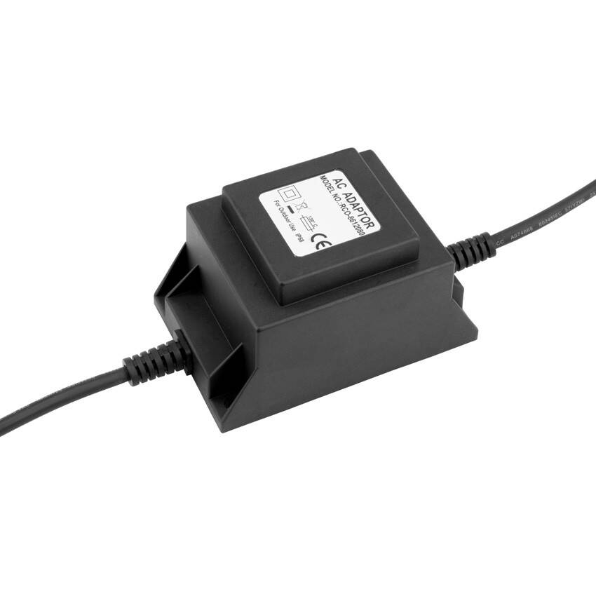 Transformator 12VAC/150W IP68 - widok szczegółowy
