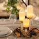 Bild von 3er Pack LED-Kerzen Naturwachs