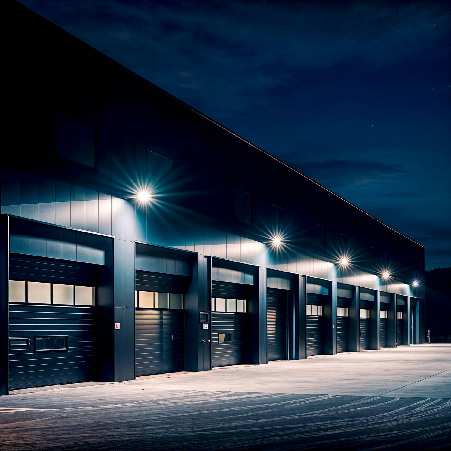 Naświetlacz LED 200W Regulacja 0-10V 170 lm/W IP65 ELEGANCE Slim PRO Czarny - widok prezentacyjny