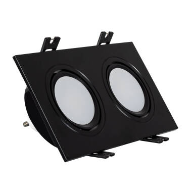 Downlight GU10 6W Kantelbare Vierkant Zaag maat 75x150 mm PC