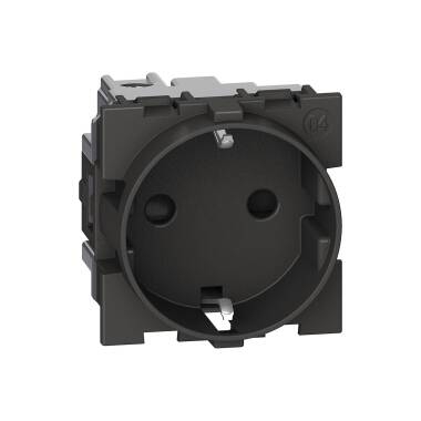 Schuko-Steckdose Sockel2P+T 16A 2 Module BTicino Living Now K_4141