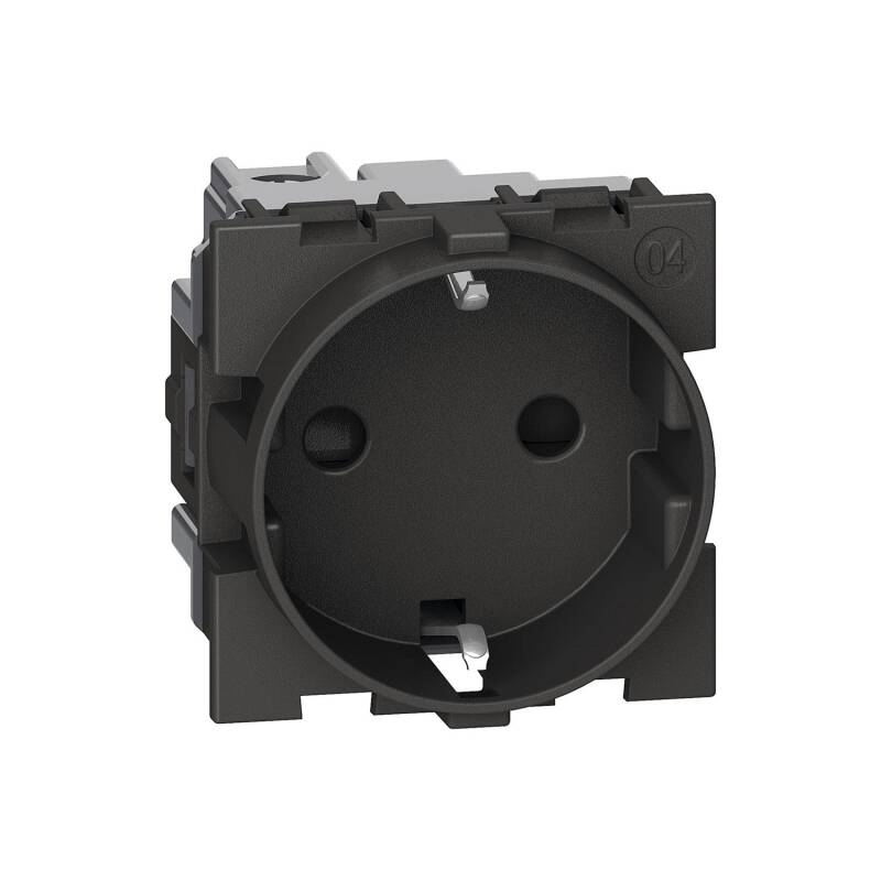 Bild von Schuko-Steckdose Sockel2P+T 16A 2 Module BTicino Living Now K_4141