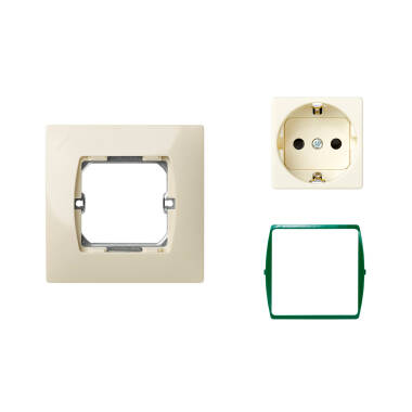 Kit Prise Type F Schuko avec Terre SIMON 27