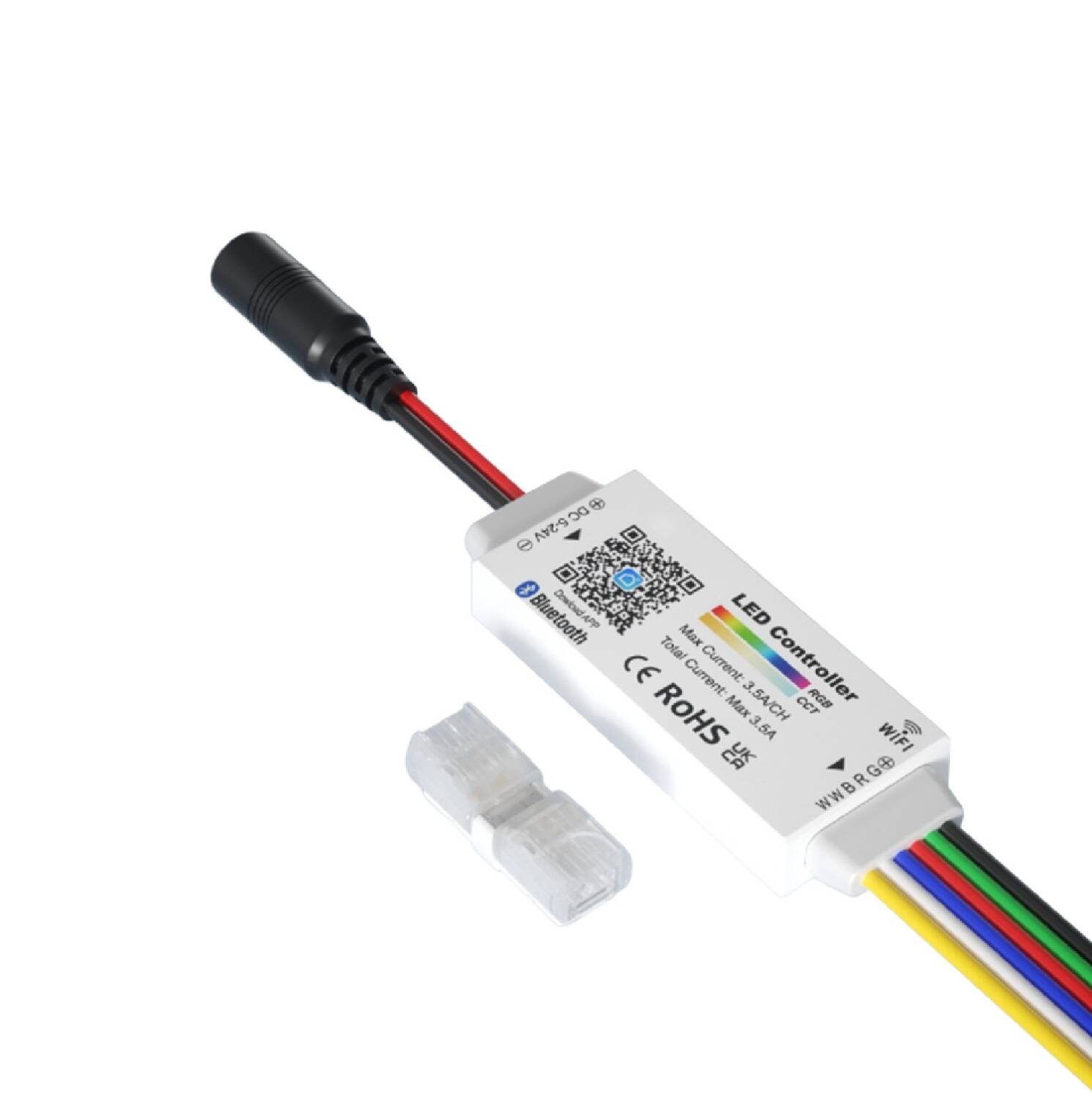 Kontroler Ściemniacza WiFi Taśma LED RGB 5/24V DC - widok 3