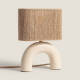 Image de Lampe à Poser Céramique et Corde Naturelle Callie