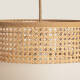 Image de Suspension Rotin et Tissu Amaia