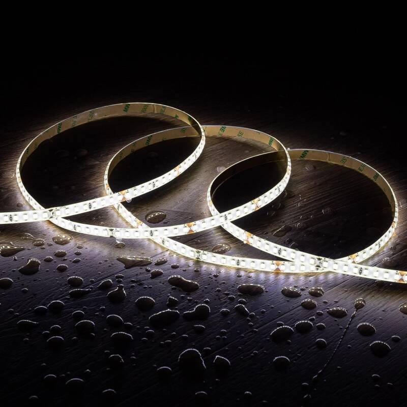 Afbeelding van LED Strip 24V DC 160LED/m 5m IP65 Hoge Lumen Breedte 8mm Knippen elke 5cm