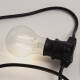 Image de Kit Guirlande Lumineuse Extérieure IP44 5m Noir + 5 Ampoules LED Filament B22 2W