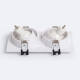 Image de Spot LED Downlight Carré Inclinable GU10 6W Coupe 75x150mm PC