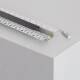 Immagine di Profilo Alluminio Incasso Cartongesso 2m per Striscia LED Doppia 