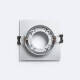 Bild von Downlight-Ring Eckig Kippbar aus für LED-Birnen GU10 / GU5.3 Schnitt Ø 75 mm
